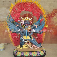 全铜普巴金刚佛像藏传纯铜金刚护法铜像密宗马头金刚铜佛像摆件