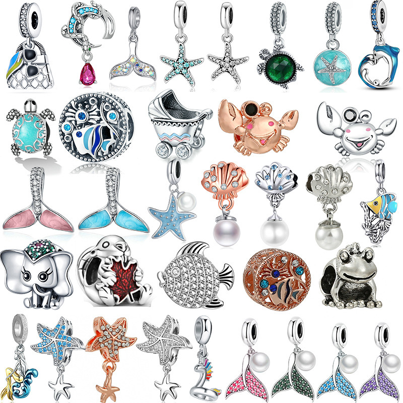 Panjia Classic Summer Starfish Shell Turtle Pendant Beaded Bracelet DIY Luxury Jewelry Factory Ready Stock Direct Delivery Panjia Classic Summer Starfish Shell Turtle Pendant Beaded Bracelet DIY Luxury Jewelry Factory Ready Stock Direct Delivery
