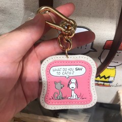 日本のスヌーピーのチャーリーのかわいいアニメのキーホルダーの創意的な個性のカバンの小さい掛けは学生を飾って掛けます。