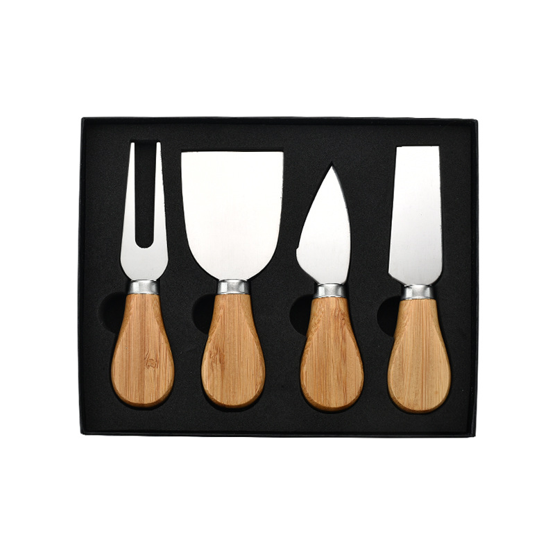 4 조각 대나무 손잡이 선물 상자 포장