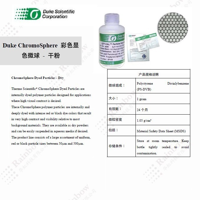 Duke ChromoSphere 彩色显色微球