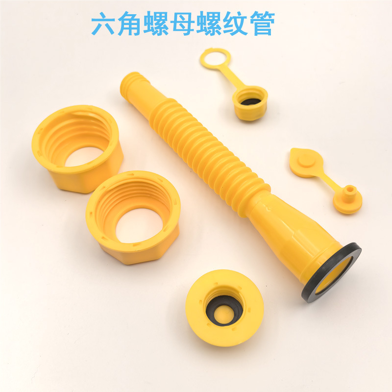 跨境贴标代发 六角螺母 防滑螺帽塑料 堵头排气 尾塞油嘴保护帽尿