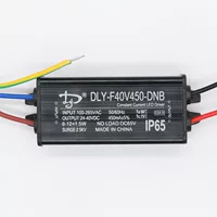 Низкое P. Внешний водонепроницаемый полуметаллический IP65 полный диапазон напряжения LED драйвер мощностью 18Вт 450мА LED световой привод