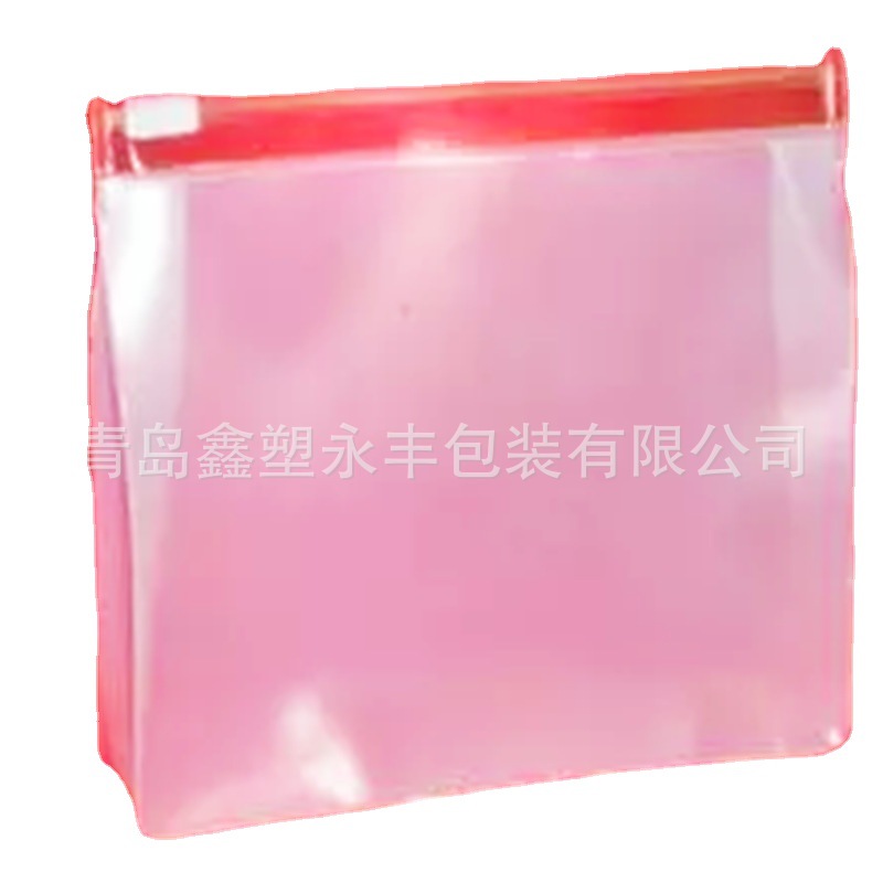 pvc包边袋 缝纫拉链袋pvc挂钩袋厂家直销DING制彩印logo