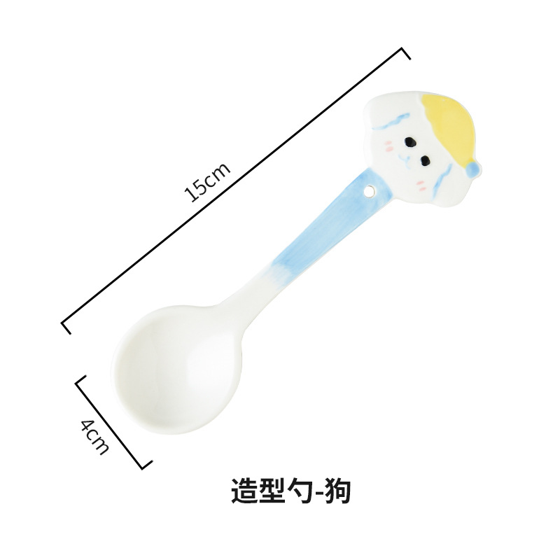 강아지 스타일 수프 스푼