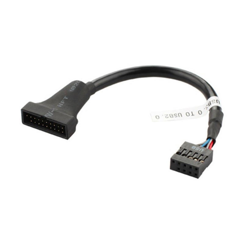 usb2 0转usb3.0数据线9pin转20pin公插针排母线usb3 0转2.0转接线