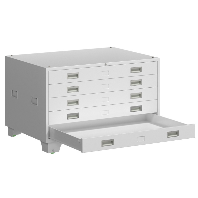 Gabinete de dibujo inferior gabinete de archivo gabinete de cajón de múltiples capas Gabinete de Ingeniería gabinete dibujo papel desplazamiento armario de acero