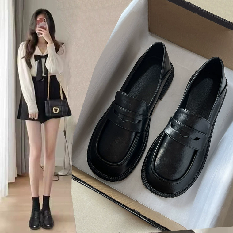 Wild Mary Zhenzhen мягкие кожаные туфли в британском стиле маленькие кожаные туфли женские новые ленивые один педали Lefu обувь модная корейская версия jk