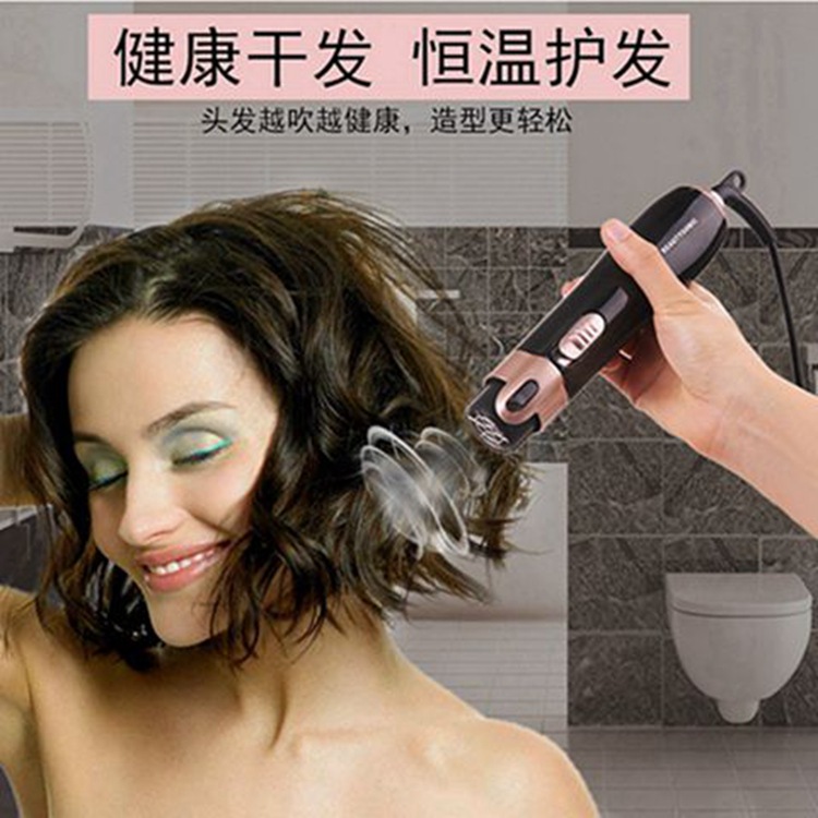 Transfronterizo multi-funcional Cuatro en Uno de aire caliente peine negativo Ion húmedo y seco secador de pelo peine onda plancha de pelo image 5