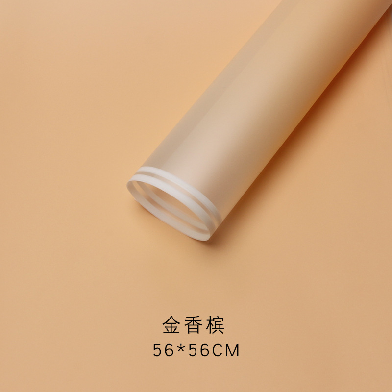 Comercio exterior explosivo embalaje de flores de dos colores borde gradiente Milán doble línea de papel de flores regalos floral tienda