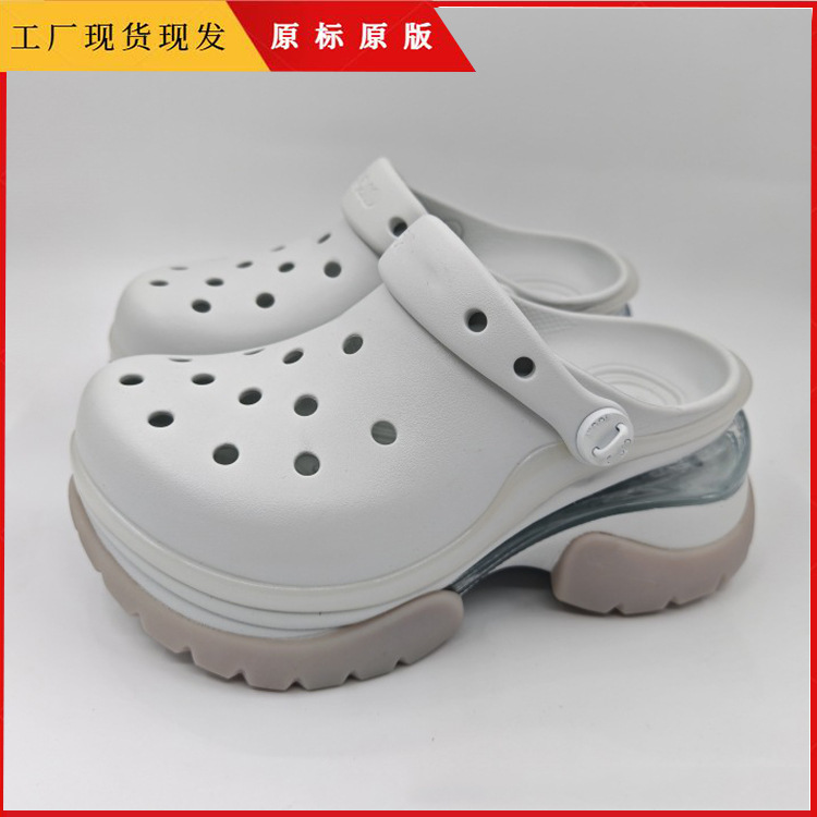 Cross Little Dolphin Clogs Retro Air Cushion Women's Outdoor Thick-Soled Height-Increasing Non-Slip Slippers Beach Sandals Cross Little Dolphin Clogs Retro Air Cushion Women's Outdoor Thick-Soled Height-Increasing Non-Slip Slippers Beach Sandals