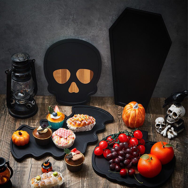 Halloween Trays, Gothic-Style Trays, Various Designs, Fruit Trays, Party Decoration Trays, Cross-Border Source Manufacturer