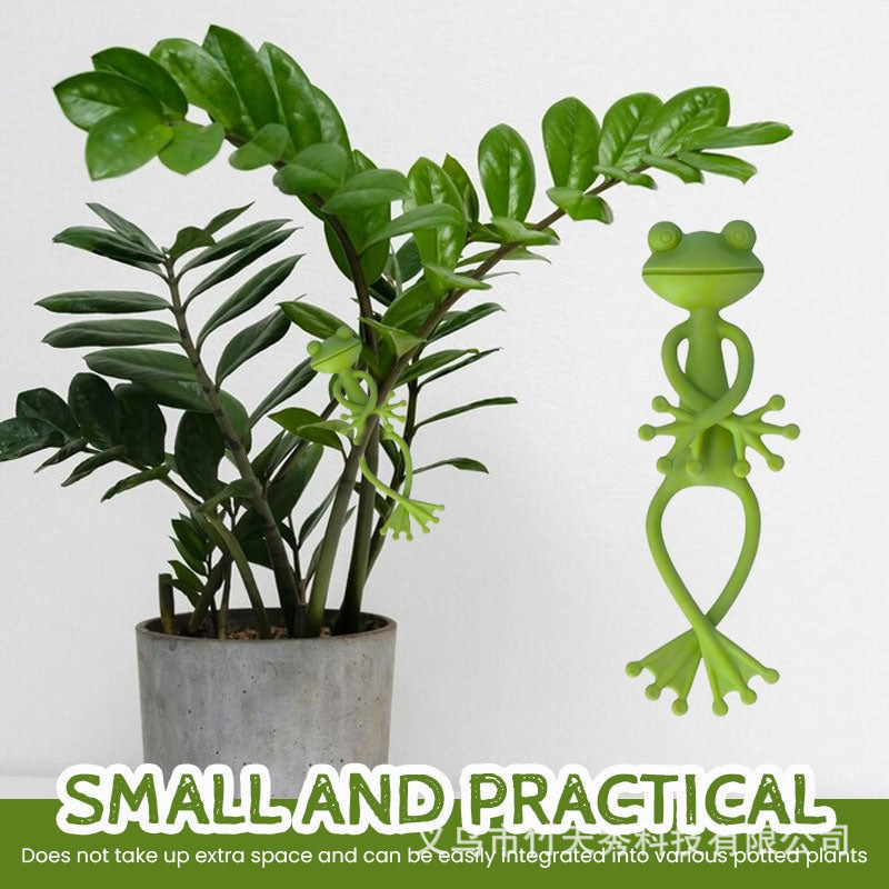 跨境新品Frog Plant Stand青蛙植物架爬藤植物生长伙伴固定架摆件|undefined