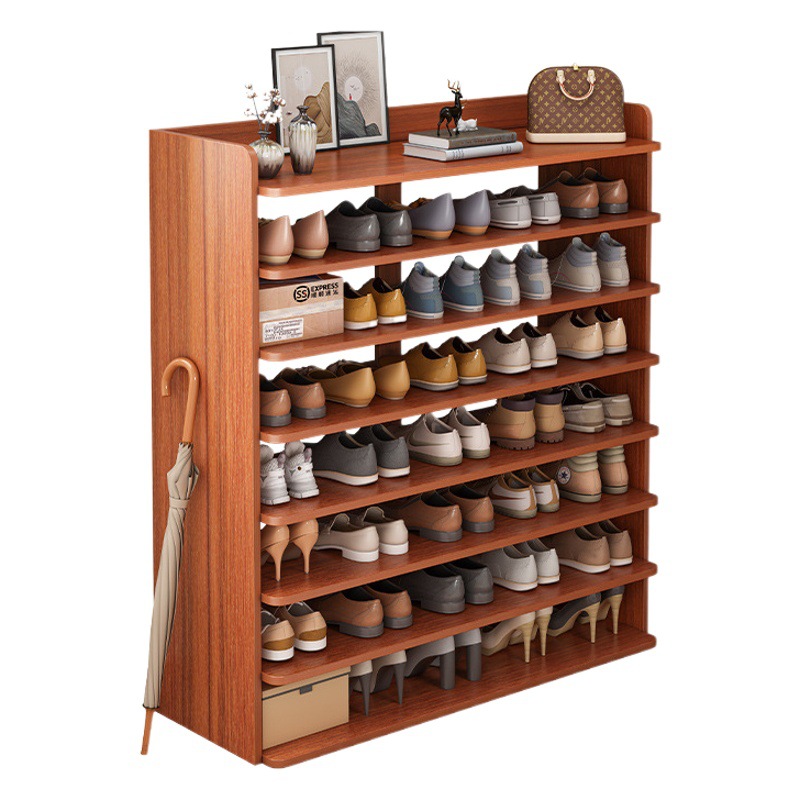 Zapatero puerta del hogar en capas de partición sólido durable simple dormitorio artefacto de almacenamiento de gran capacidad de múltiples capas del gabinete del zapato