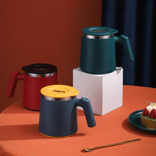 INS不锈钢保温高颜值马克杯早餐杯办公室学生牛奶咖啡杯soup mug