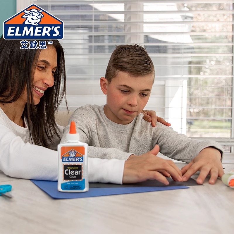 Emmers Elmers American Bull Head Gel Slime Multifuncional Hecho a mano Pegamento blanco Rompecabezas Pegamento líquido transparente Todopoderoso