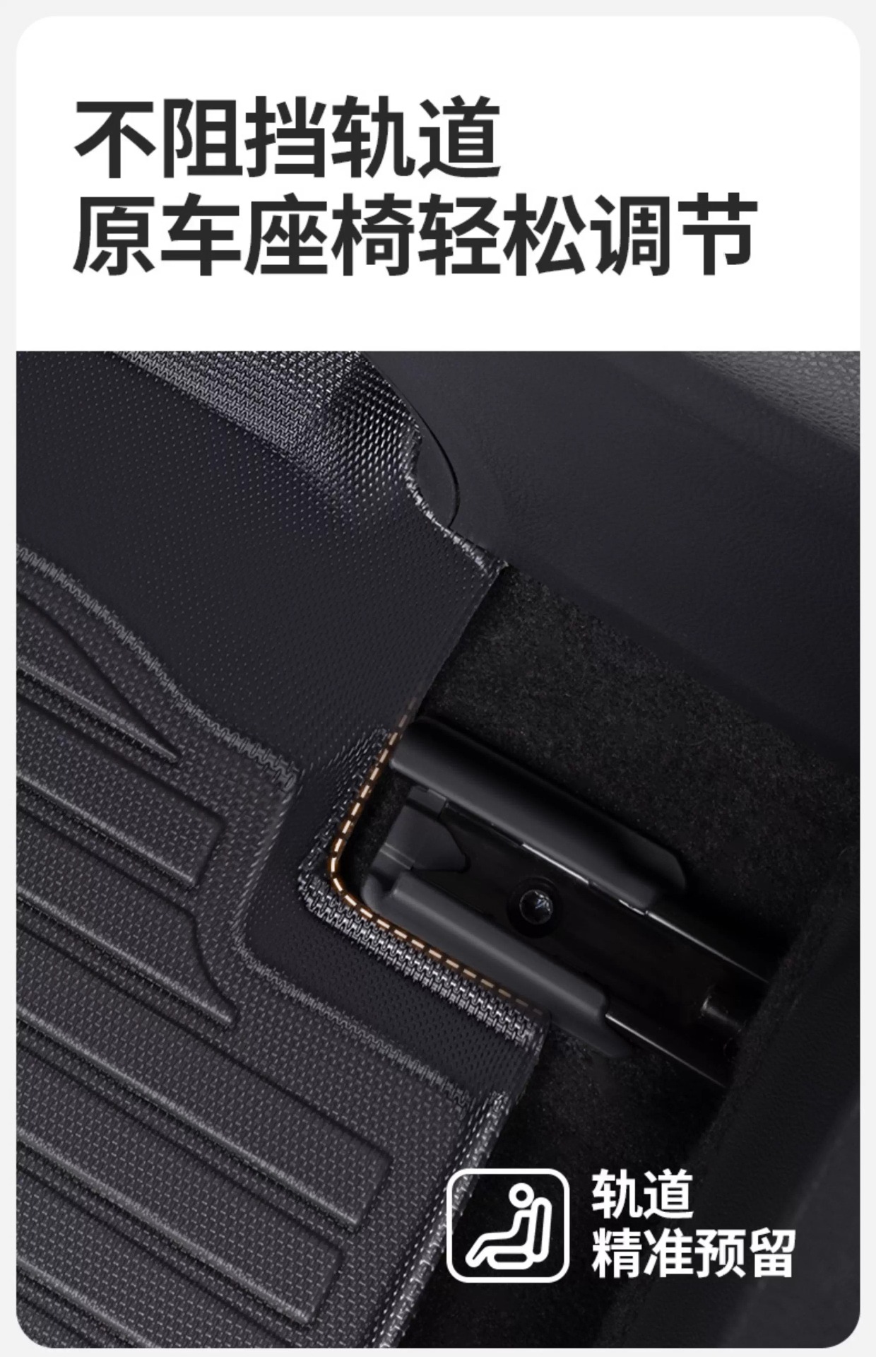 Suitable for All Models of Cars, Non-Slip, Eco-Friendly, Custom-Made, One-Piece, Fully Enclosed Tpe Car Floor Mats with Threshold Protection