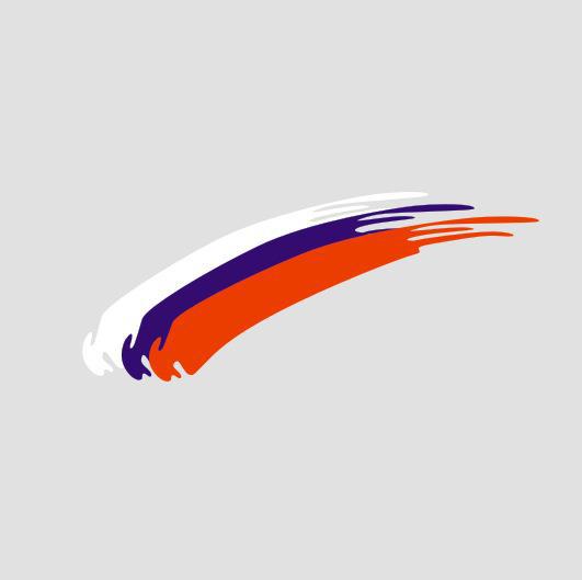 Alemania Italia Rusia Francia bandera Pegatinas de casco de la motocicleta calcomanías de carreras de tres colores pegatinas reflectantes