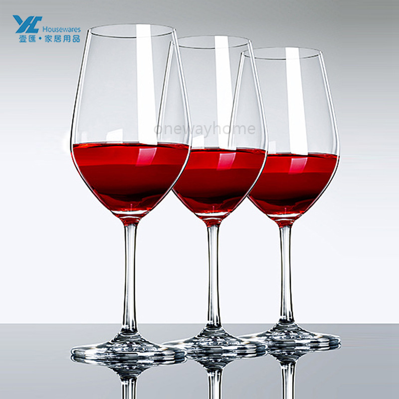 TANGDU水晶紅酒杯西餐高級波爾多洋酒杯酒具冷切口玻璃杯廠家批發