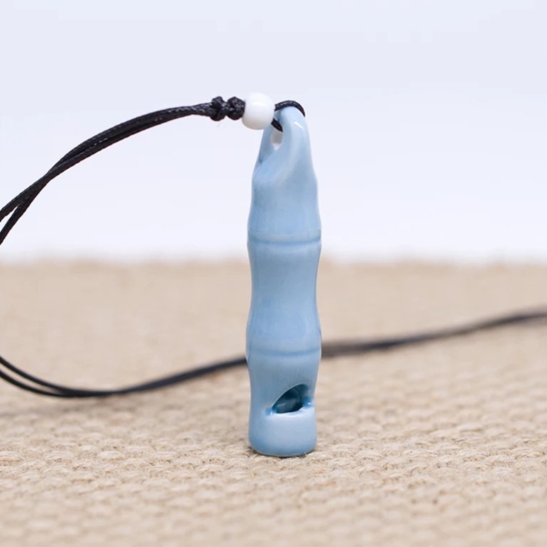 작은 뼈 호루라기-스카이 블루