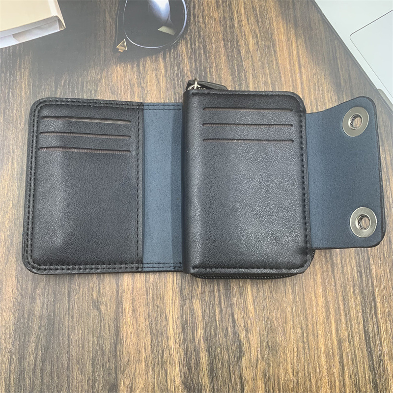 Portofel pentru bărbați, portofel pentru carduri, organizator din PU, portofel pentru monede, depozitare zilnică_voghion.com