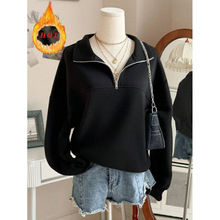R 59634 Half-zip pullover hoodie ��������ͷ���¿羳����