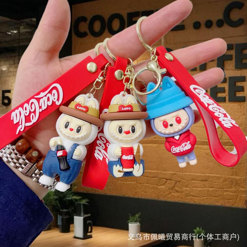 新品ビニールラブ コカ・コーラシリーズ キーホルダー ブラインドボックス ラブ 三代目 ハンドメイド ハートビートマカロン|undefined