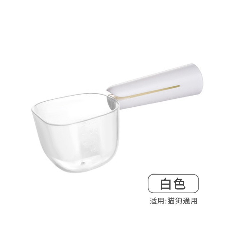 新型ステンレスペット食糧スプーン家庭用猫給餌シャベル多機能大容量携帯給餌スプーン卸売り|undefined