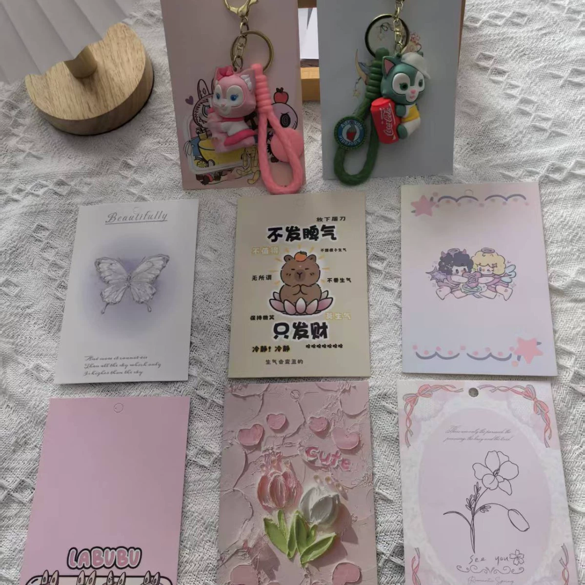 Высококачественная задняя карта ins стиль открытки мультфильм милый благодарственное письмо послепродажная оценка карты скретч-карта