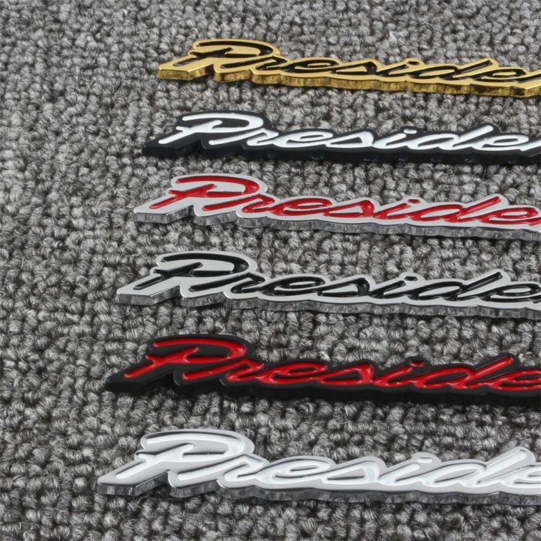 Suitable for Lincoln MKZ, Continental Navigator, MKX, Adventurer, Aviator modified car stickers with President English car logo