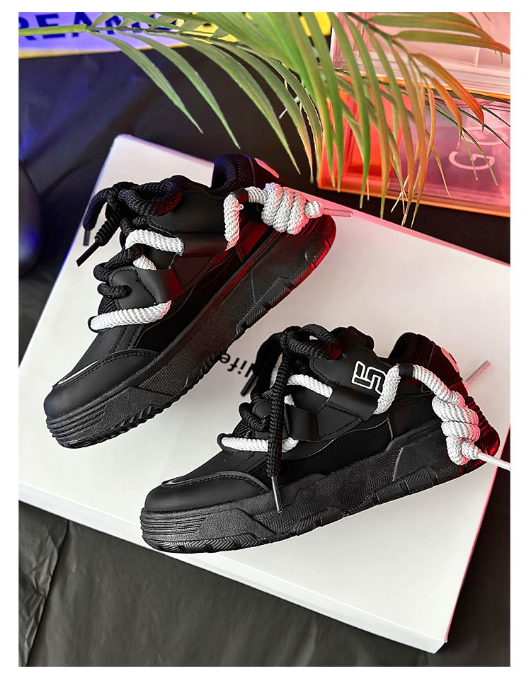 Black samurai skatesko casual sneakers til herrer_voghion.com