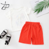 Summer thin sports suit, summer clothing for leisure for boys, shorts, set, 2021 collection