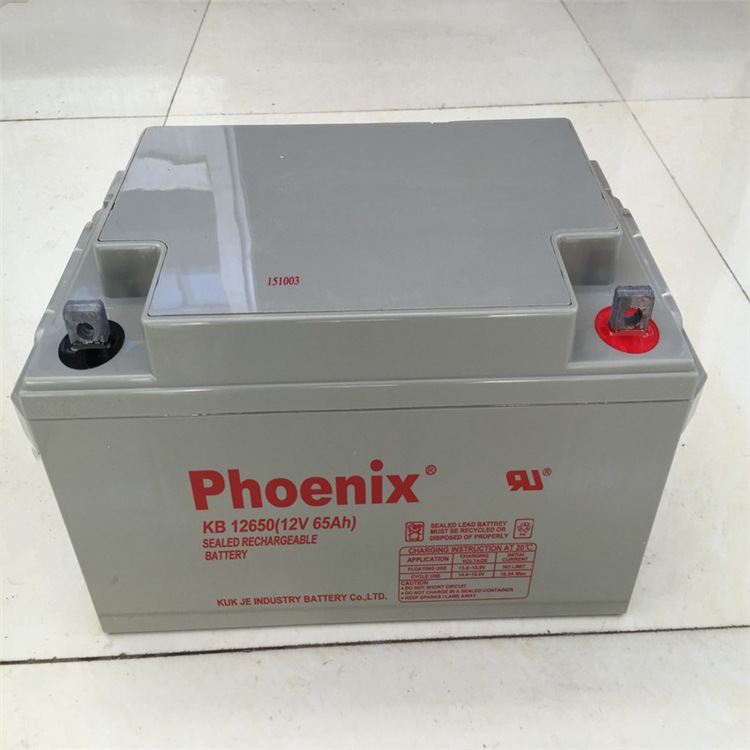 Phoenix凤凰蓄电池KB12650 铅酸电池12V65AH UPS直流屏不间断电源