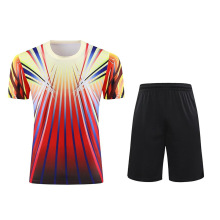 2023羽毛球服套装乒乓球服成人学生比赛运动服吸汗透气微弹可印字