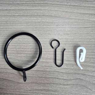 Ready Supply of Curtain Rings, Plastic Curtain Hooks, Curtain Accessories, Curtain Rings, Accessories, Shower Curtain Comma Hooks, 6-Character Hooks
