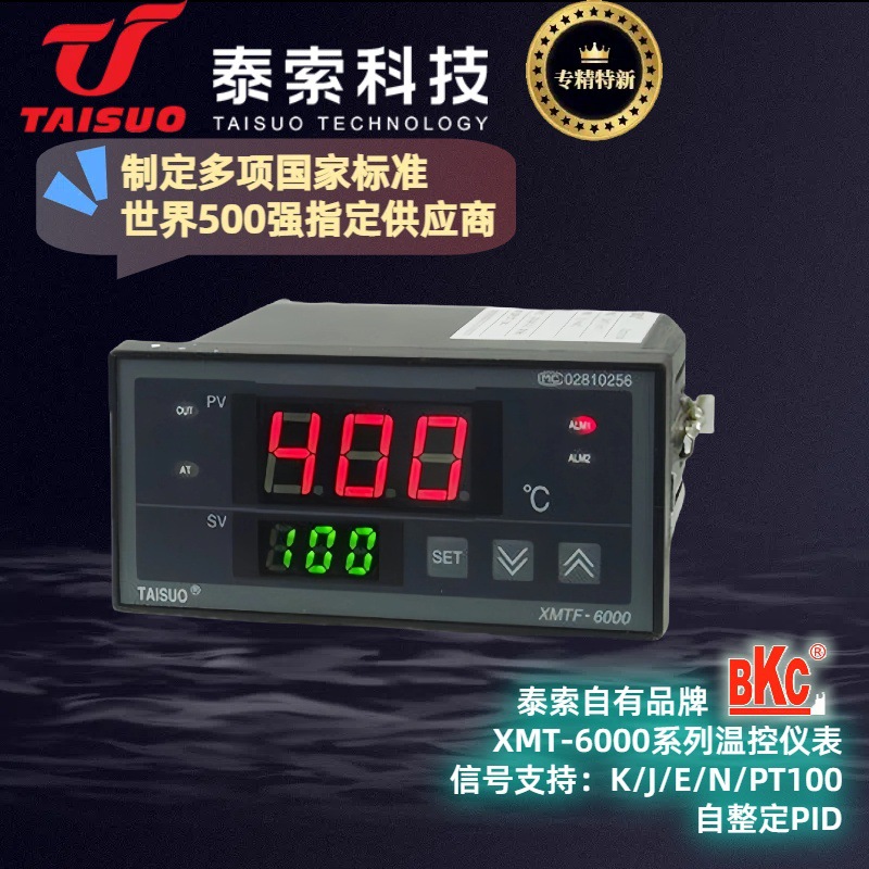 泰索温度控制器XMT-6000系列  单信号输入PID热电偶热电阻BKC