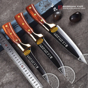 Qianqian 7cr17 bone knife commercial high-hard butcher meat cutting stainless steel cutting knife for slaughtering cattle, slaughtering sheep and killing pigs
