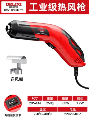 Sheet Metal Spray Repair – heat shrink film, shrink wrap, portable - dual-speed-adjustable-industrial-hot-air-gun-comes-with-nozzle