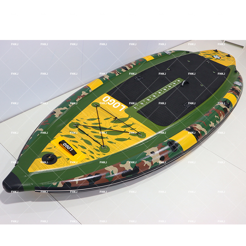 Source Factory Customized Fishing Paddle Board Water Inflatable Sup with Tube Anti-Rollover