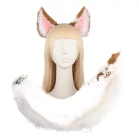 Цельная доставка wulang Fox ухо оголовье COS плюшевые лисий хвост костюм прямая трансляция Косплей комические шоу одеваются