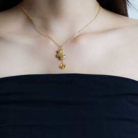 碎冰冰时尚高级感精致流苏配饰女马上有钱项链轻奢小众百搭锁骨链