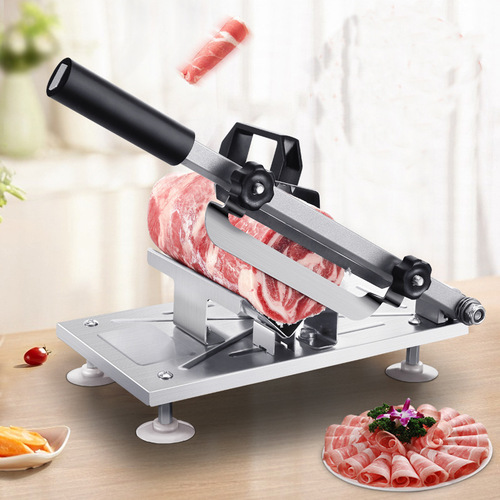 Manual mutton roll slicer multifunctional meat slicer household frozen meat slicer commercial meat slicer artifact