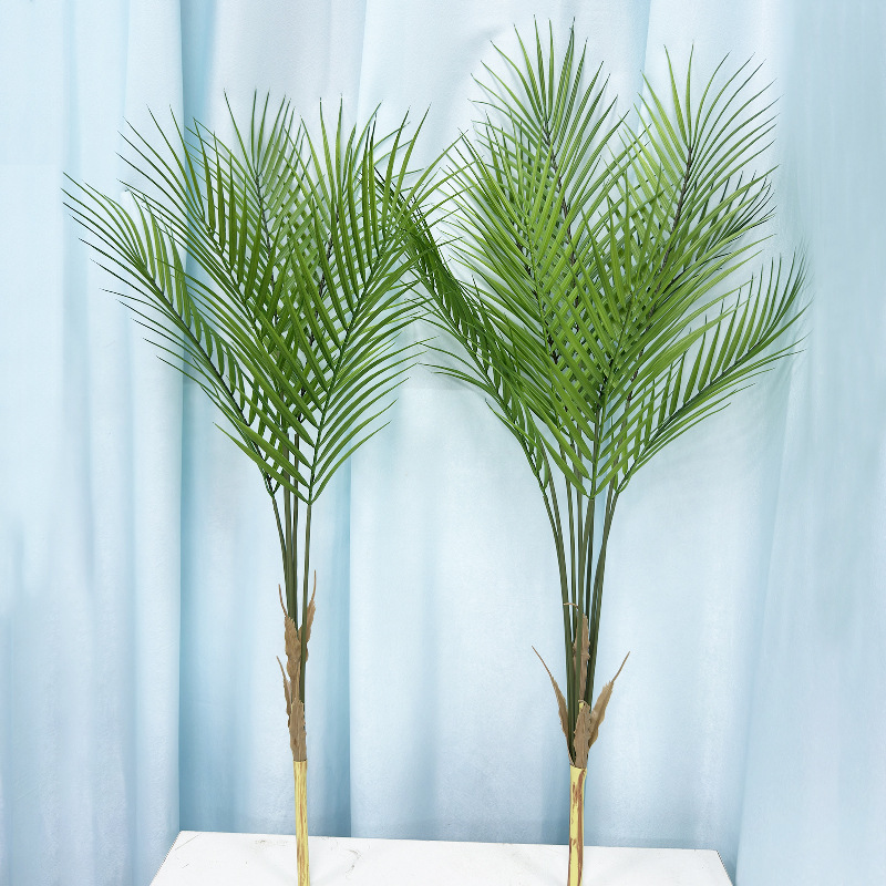 Scandinavian Ins Style Simulated Green Plant Bunch Palm Leaves Simulated Loose-Tailed Sunflower Money Tree Tropical Plant Wholesale Scandinavian Ins Style Simulated Green Plant Bunch Palm Leaves Simulated Loose-Tailed Sunflower Money Tree Tropical Plant Wholesale