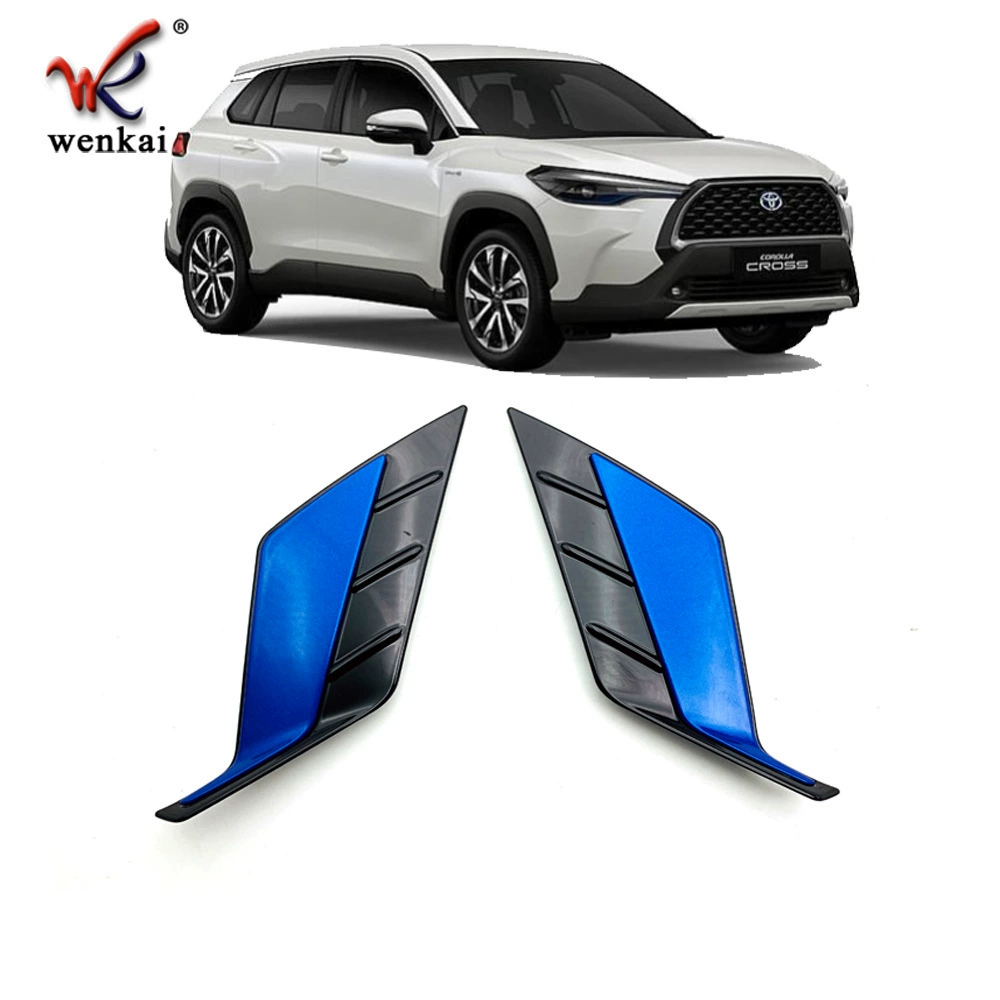 Подходит для Toyota 20 Corolla Cross, модифицированный задний бампер, специальная противотуманная фара, декоративная яркая полоса, рамка задней противотуманной фары