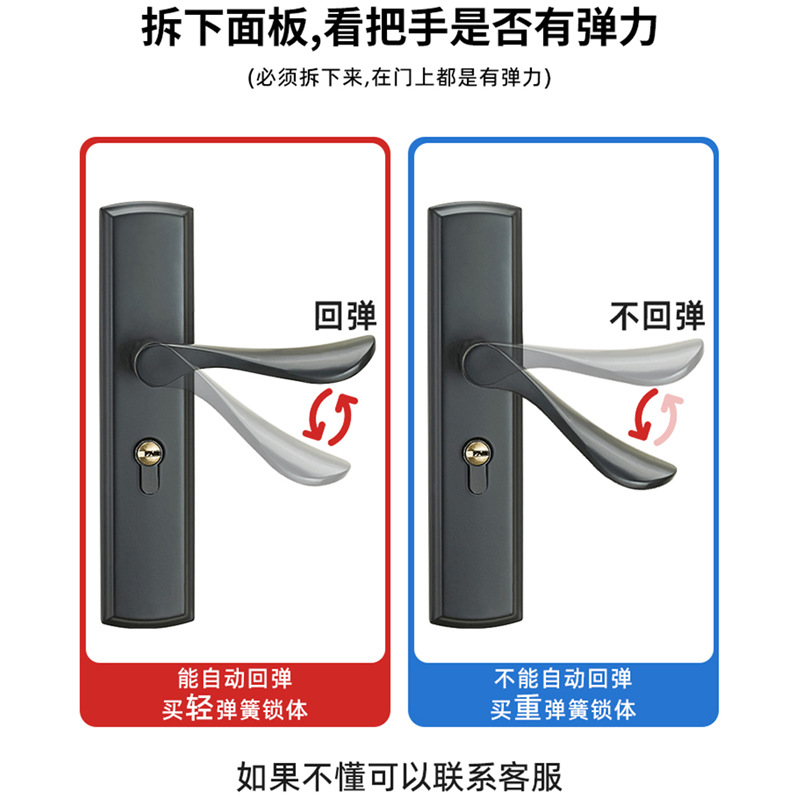 Acero inoxidable pequeño 50 cojinete cerradura cuerpo interior dormitorio puerta de madera manija cerradura grande 58 mudo accesorios del hogar cerradura cilindro cerradura cuerpo