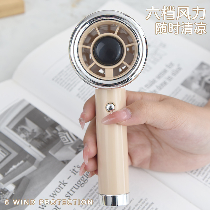 高速暴力小型ファンusb充電携帯型ファン携帯型学生タービンデスクトップ携帯型小型ファン|undefined
