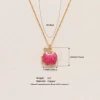 Apple, foldable necklace