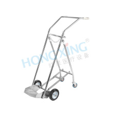 医院不锈钢氧气瓶推车固定支架搬运车加厚钢瓶气瓶车乙炔瓶手推车