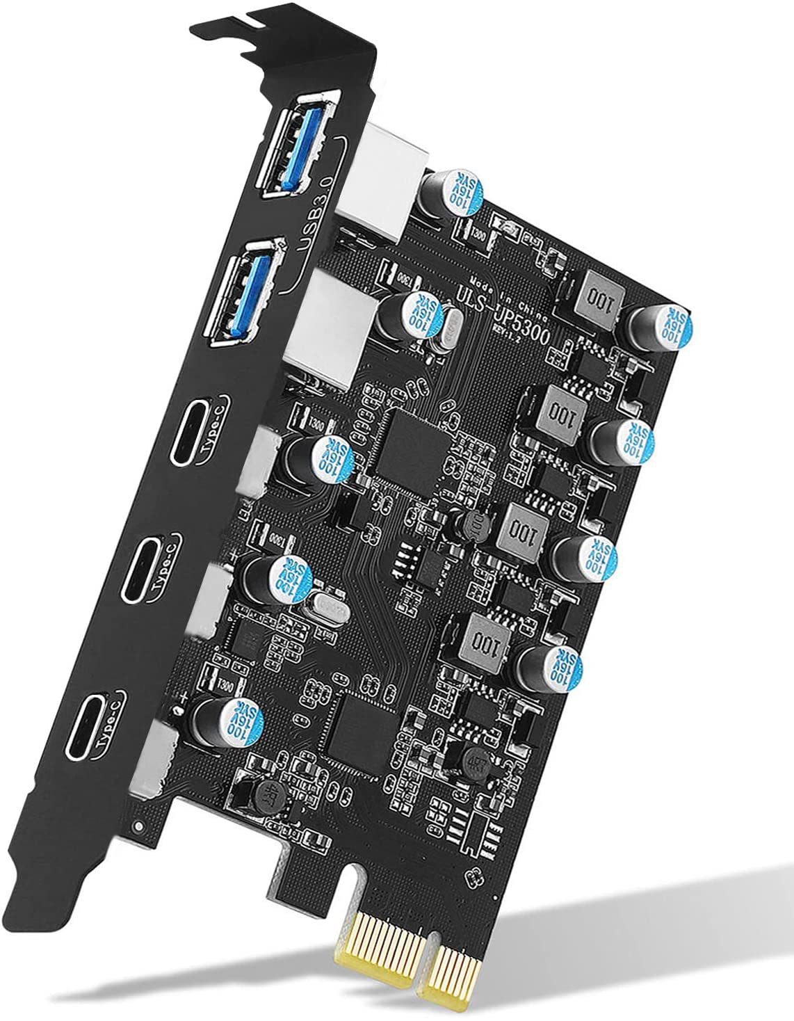 Tarjeta de expansión Type-C puntual del fabricante USB3.2 sin controlador Tarjeta adaptadora de computadora de escritorio Tarjeta gráfica de computadora de 20Gbps