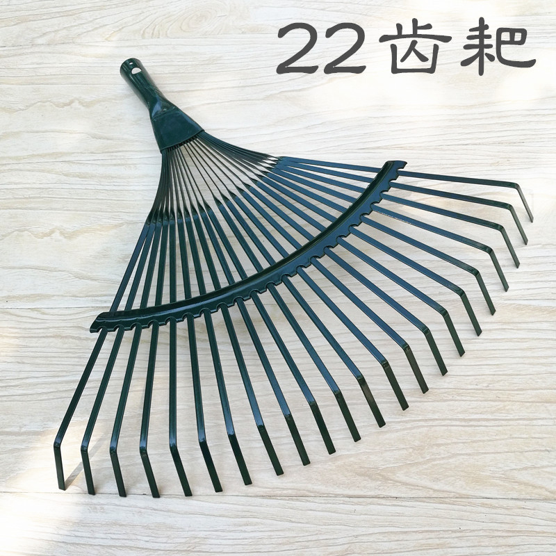 メーカー卸売草すくい 22 歯すくい木製ハンドル枯れ葉すくい鋼線草すくいガーデニングツールガーデンすくい|undefined